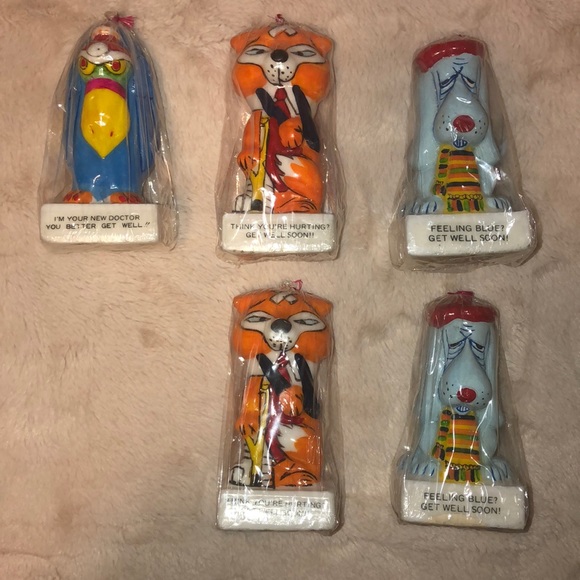 1974/1975 Vintage Greeting Candles Made in Korea - Picture 4 of 6